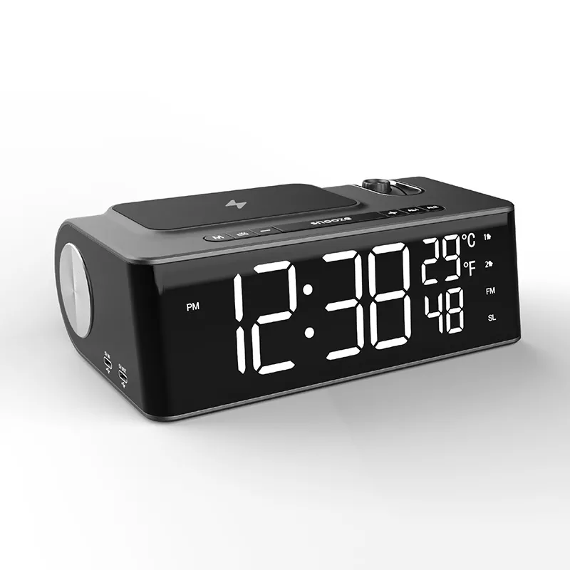 Napa Sampeyan Perlu Nganggep Piranti Ngisi Daya Nirkabel Radio Jam Digital kanggo Kamar Tidur Modern